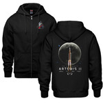 Aviation and Space Artemis II SLS – Hoodie adulte zippé intégral