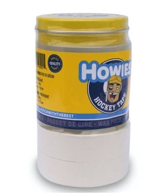 Howies Hockey Inc Howies Wax Pack 2 Rolls White / 3 Rolls Clear / 1 Wax