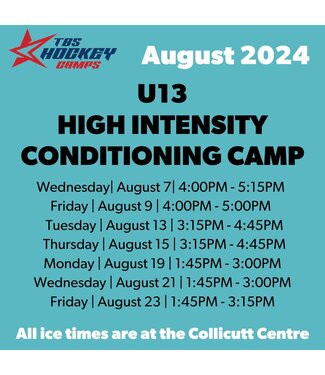 August High Intensity Conditioning Camp Registration U13