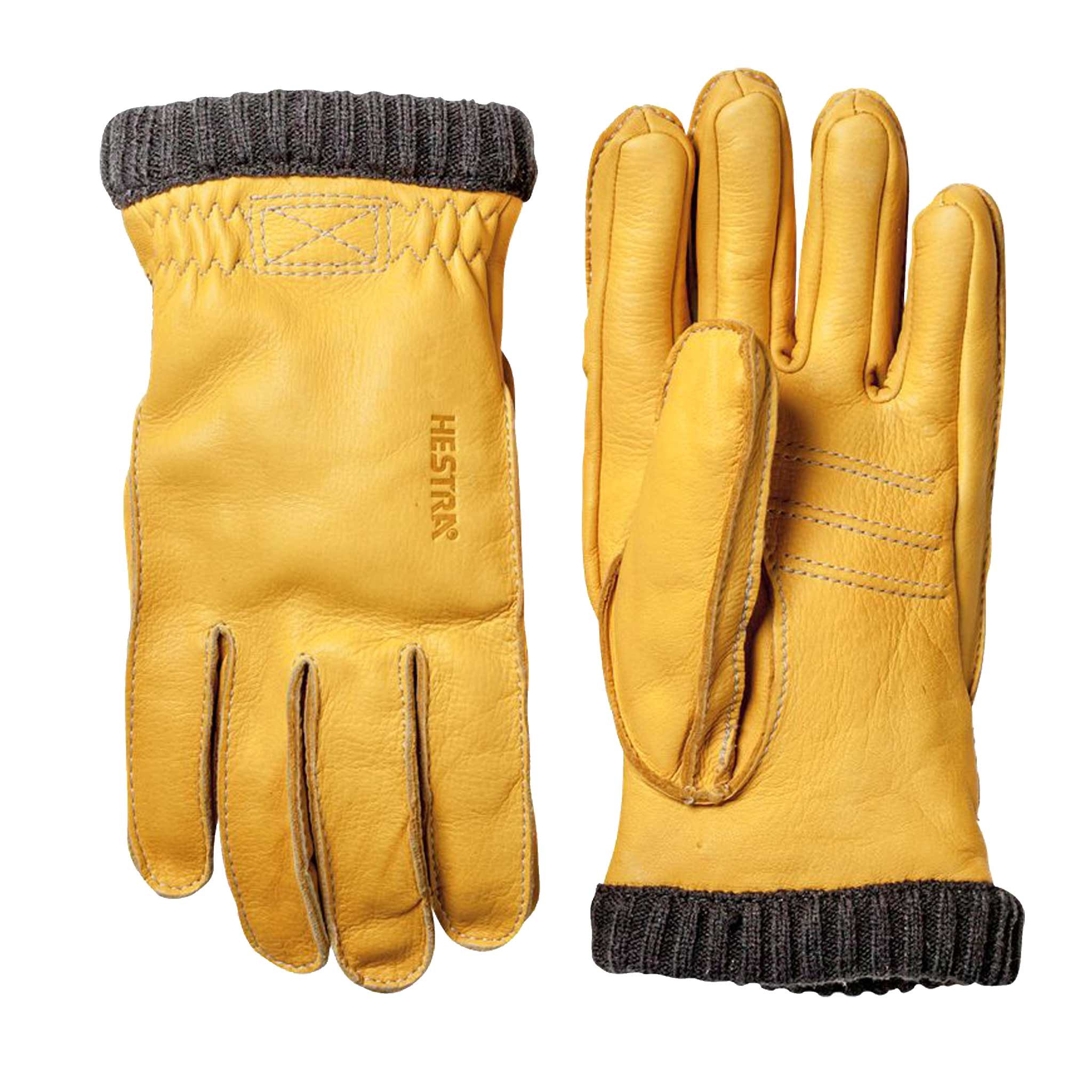 Hestra Mens Deerskin Primaloft Ribbed Gloves We Norwegians