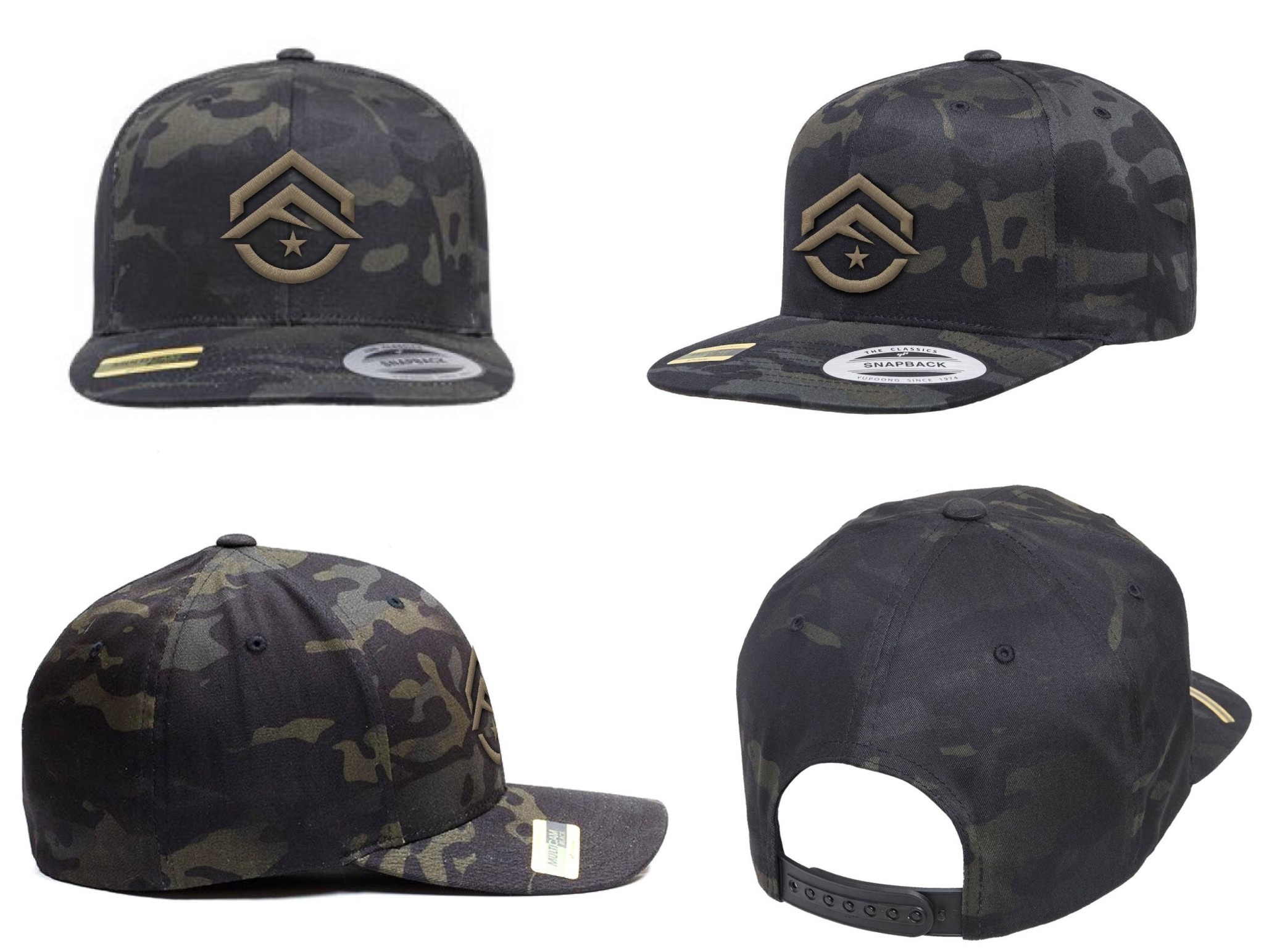 yupoong multicam black