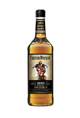 CAPTAIN MORGAN 100PF SPICED RUM 750ML
