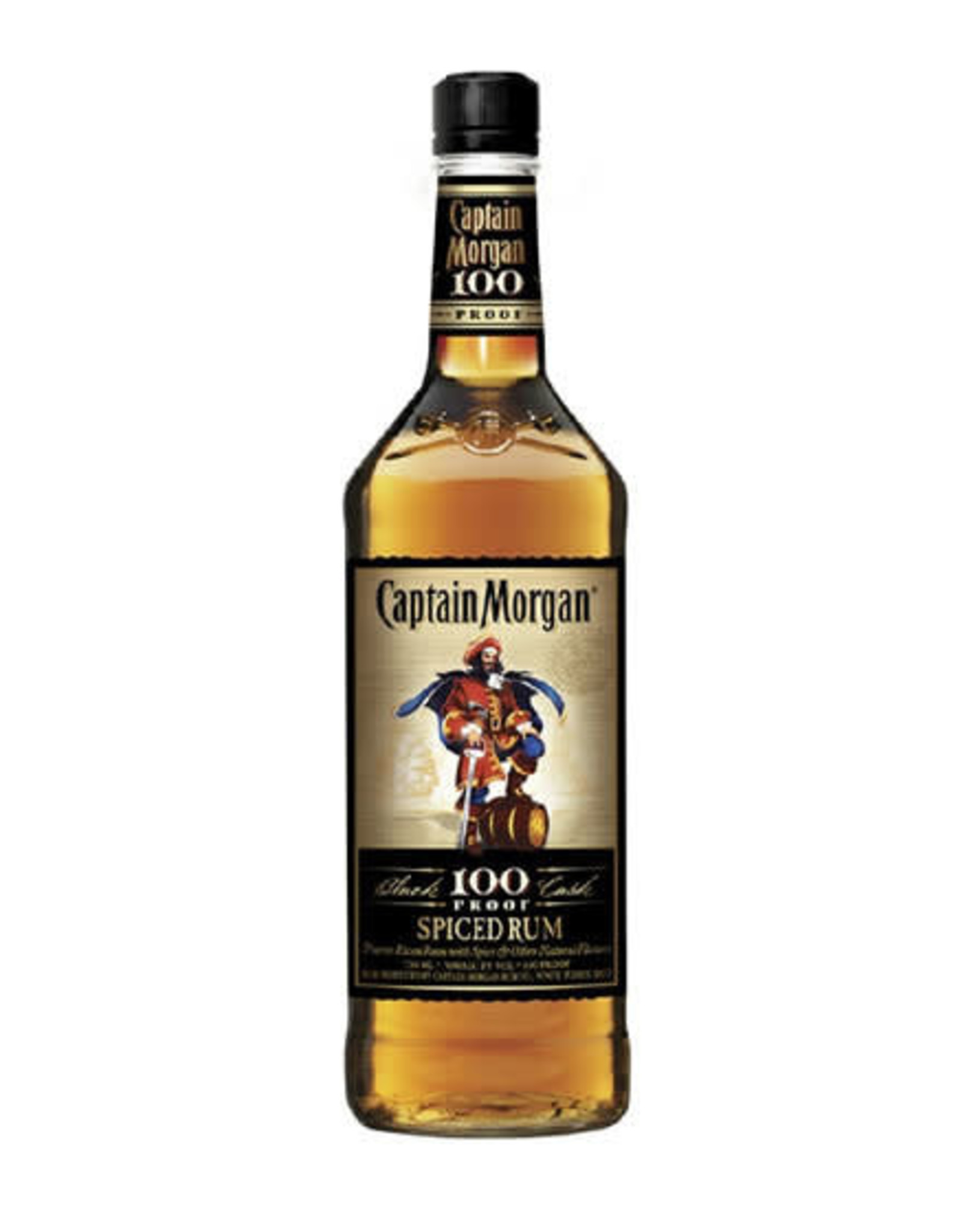 CAPTAIN MORGAN 100PF SPICED RUM 750ML