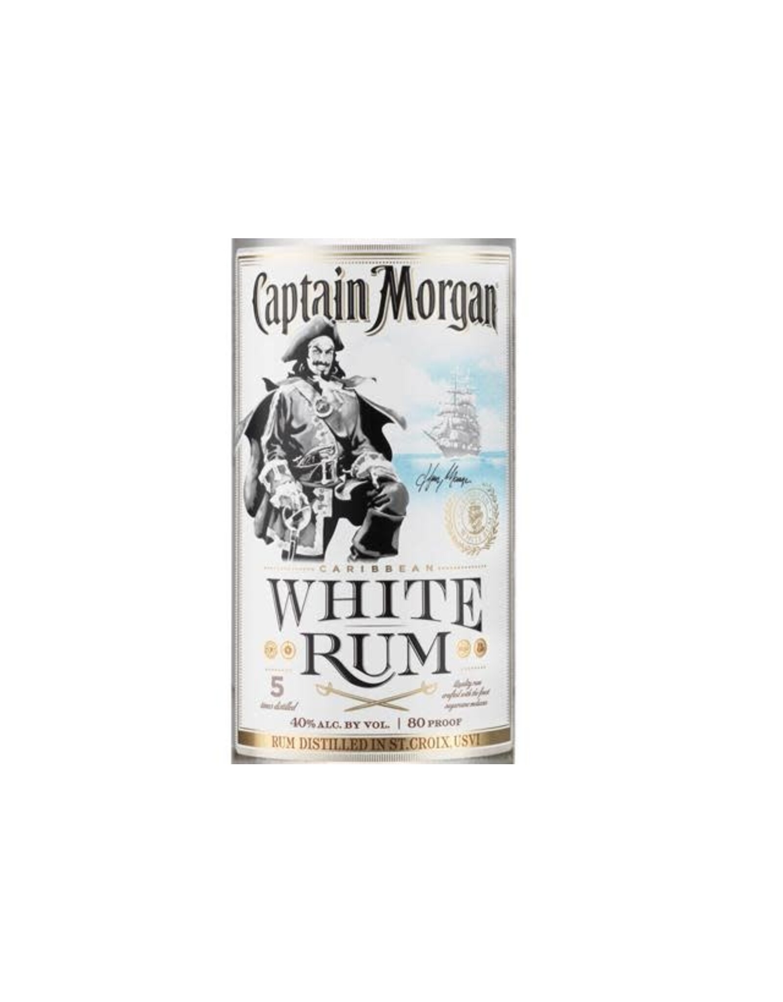 CAPTAIN MORGAN WHITE RUM 750ML