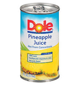 DOLE PINEAPPLE JUICE 6OZ