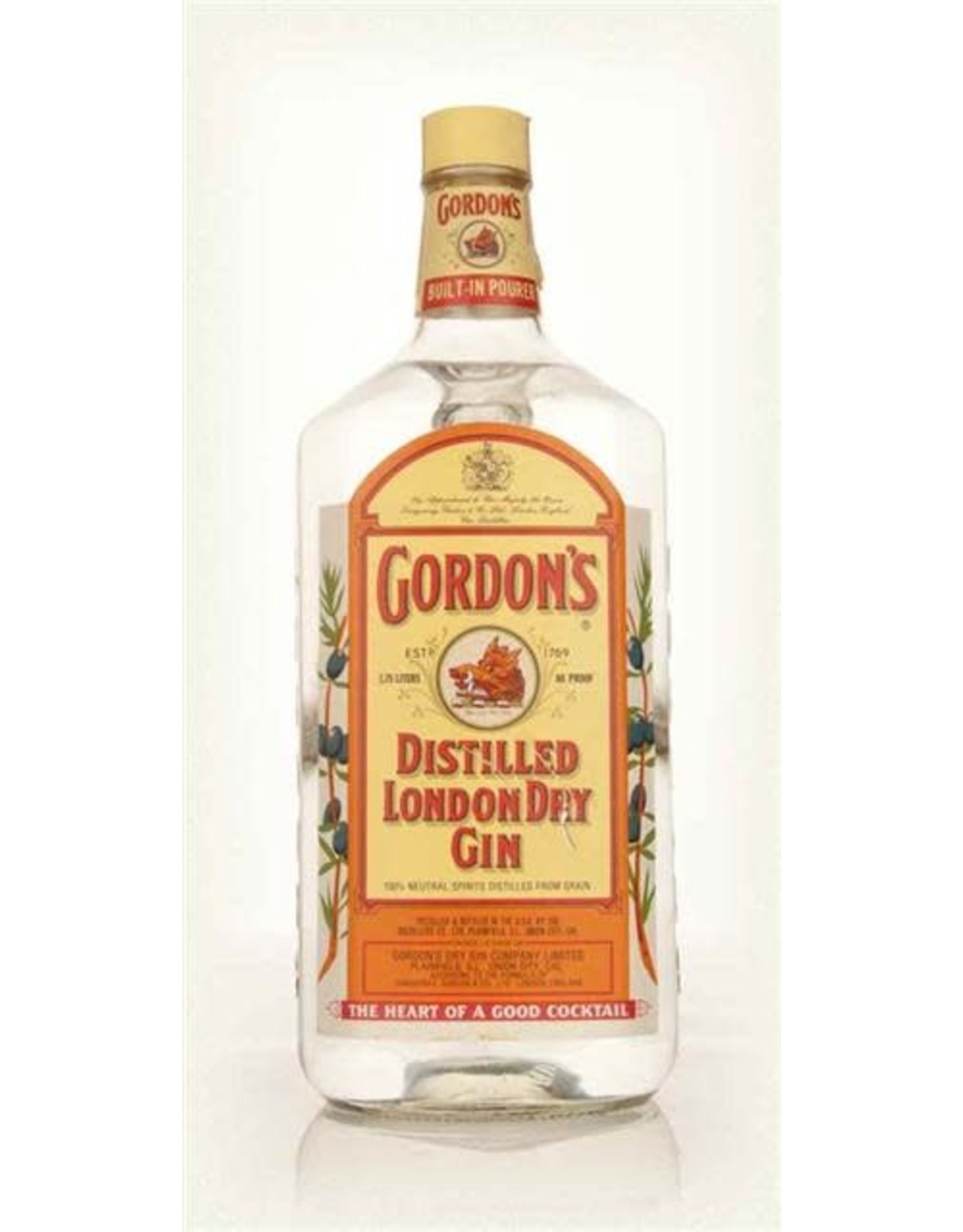 GORDONS LONDON DRY GIN 1.75L