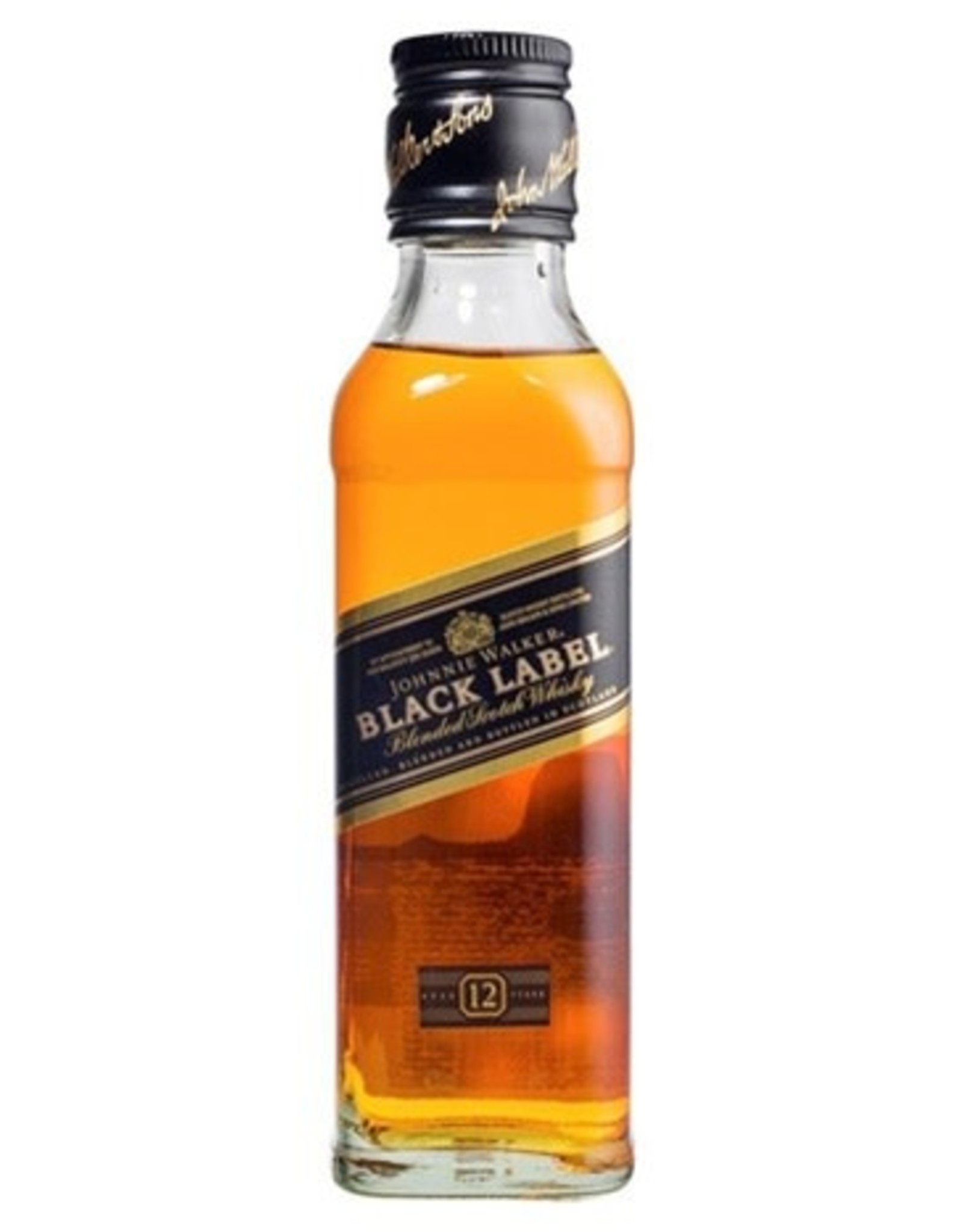 JOHNNIE WALKER BLACK SCOTCH 200ML