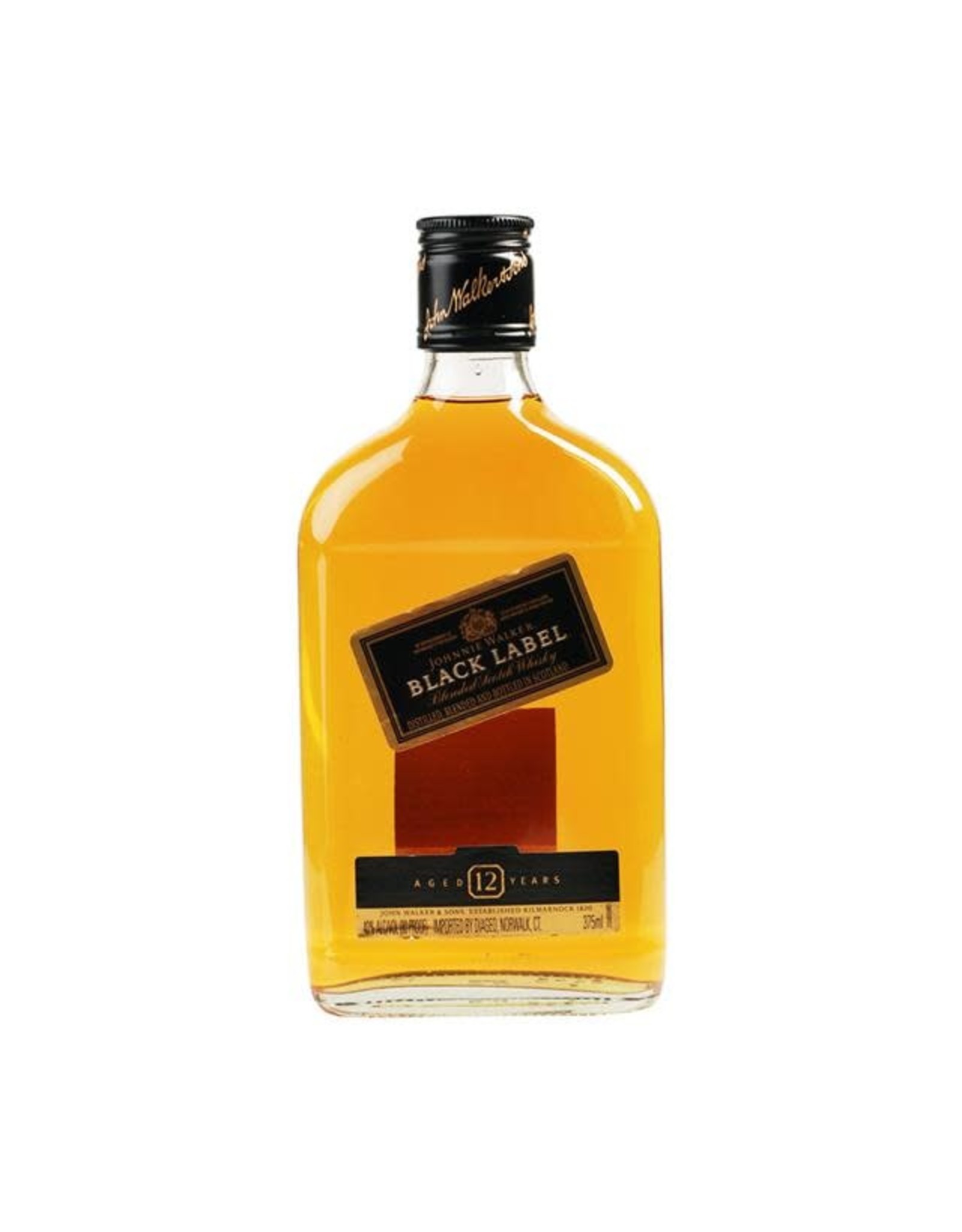 JOHNNIE WALKER BLACK SCOTCH 375ML