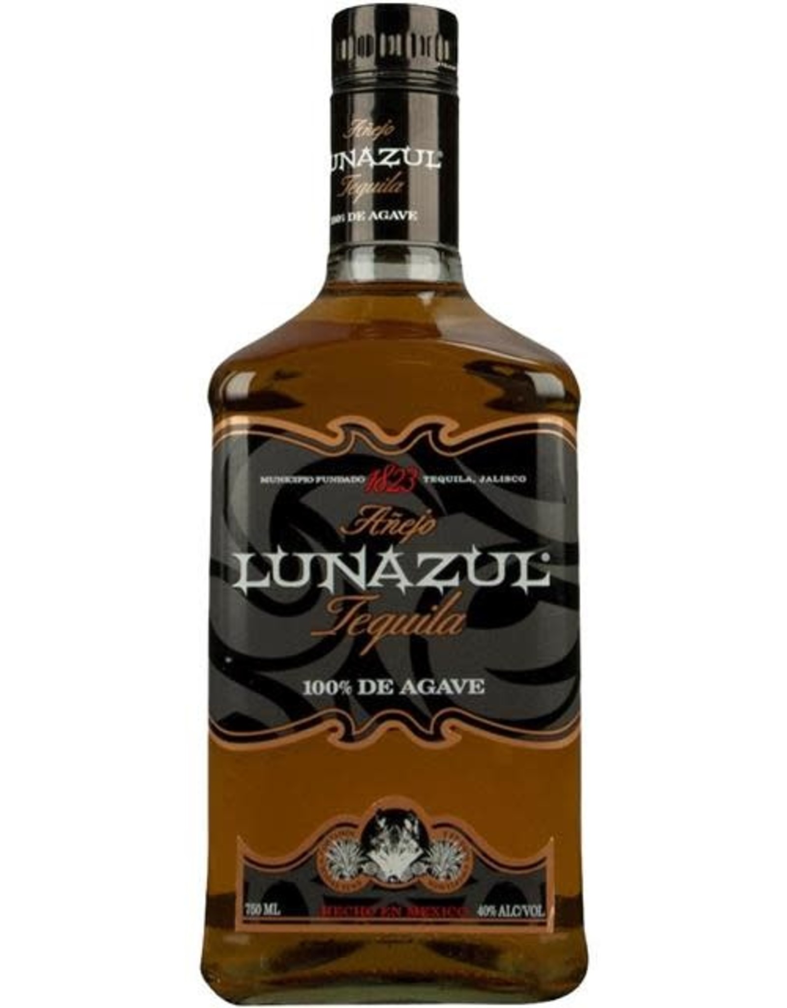 LUNAZUL ANEJO TEQUILA 750ML