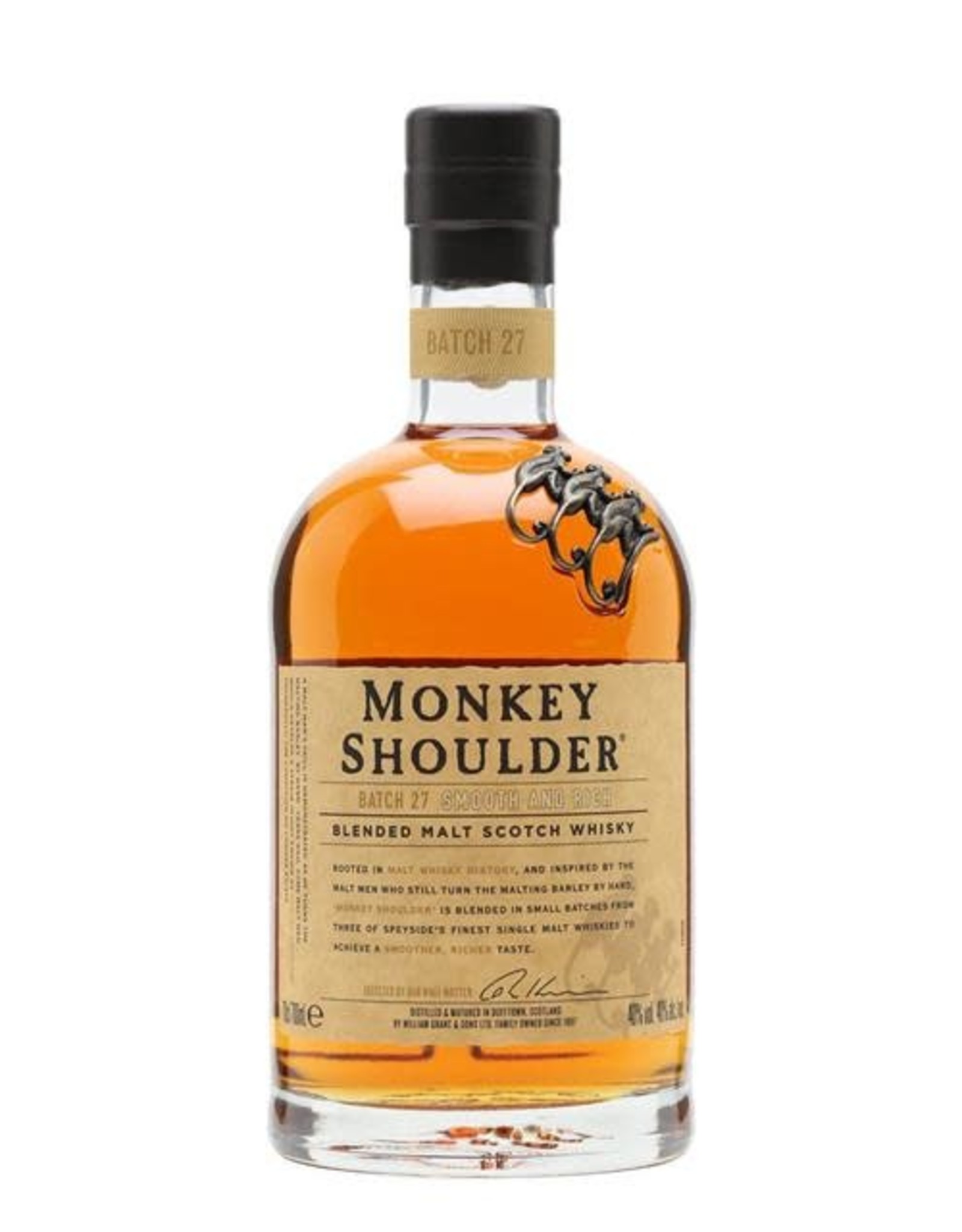 MONKEY SHOULDER BLENDED MALT SCOTCH 750ML