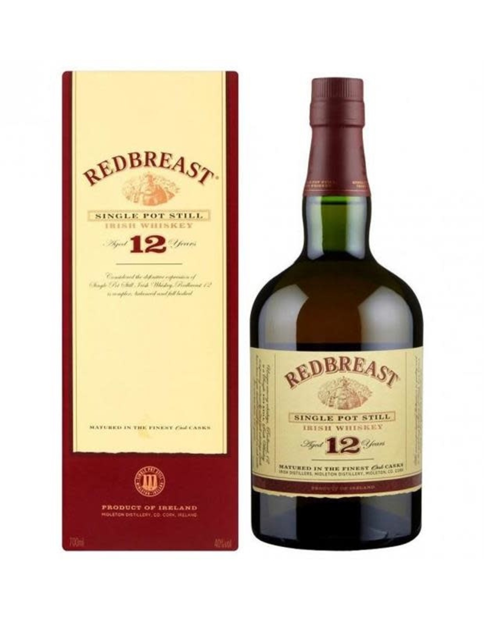 REDBREAST 12YR SINGLE POT STILL 750