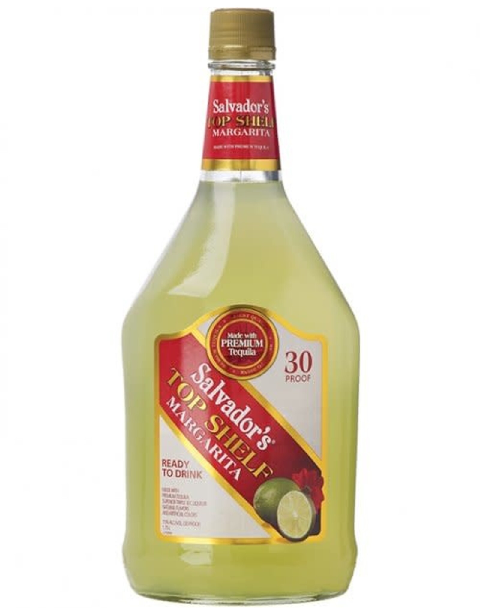 SALVADORS TOP SHELF MARGARITA RTD 1.75