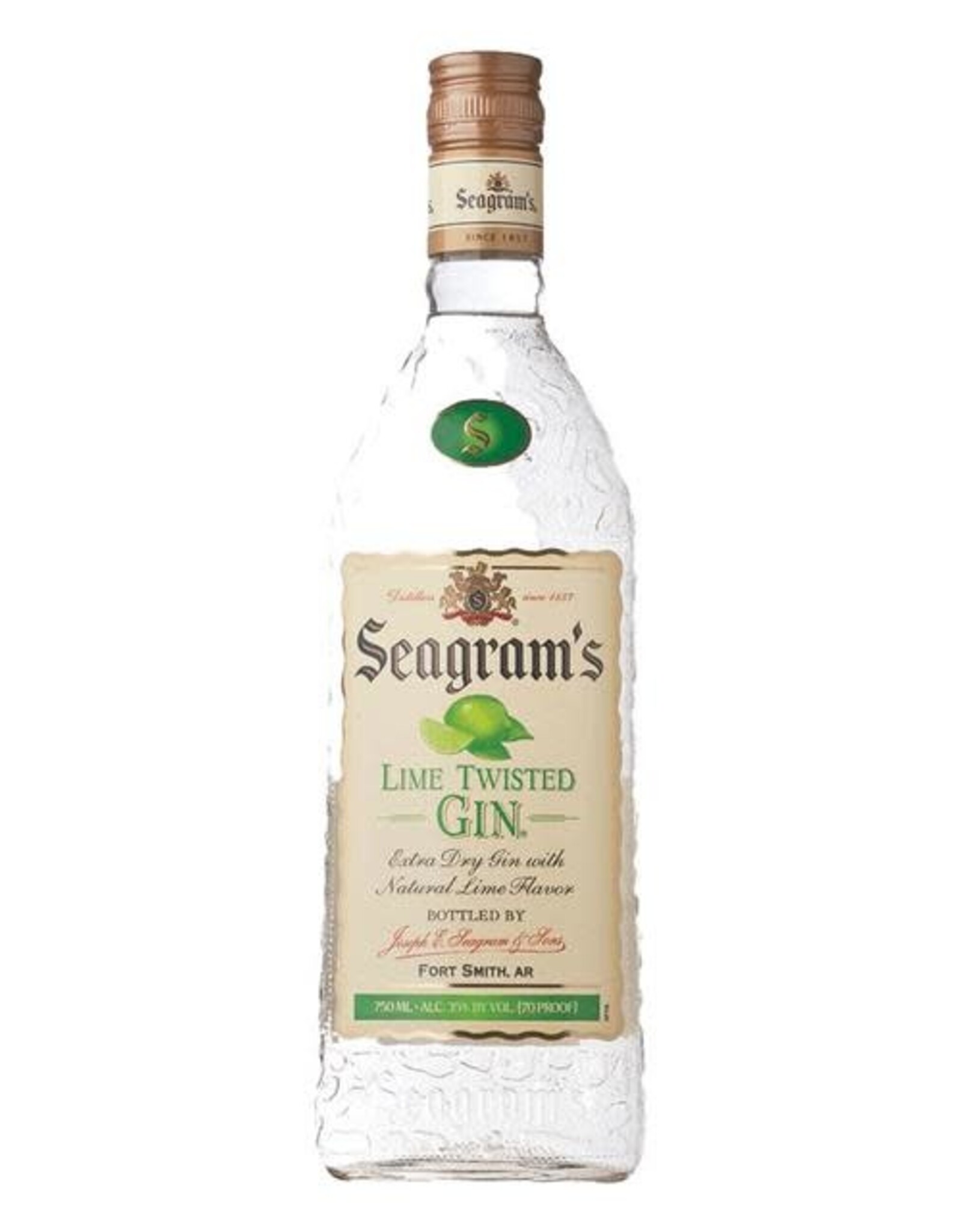 SEAGRAMS LIME TWISTED GIN 750ML