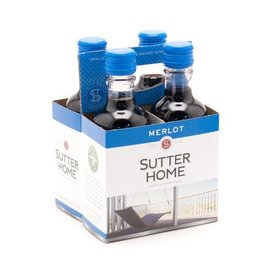 SUTTER HOME MERLOT 4pk