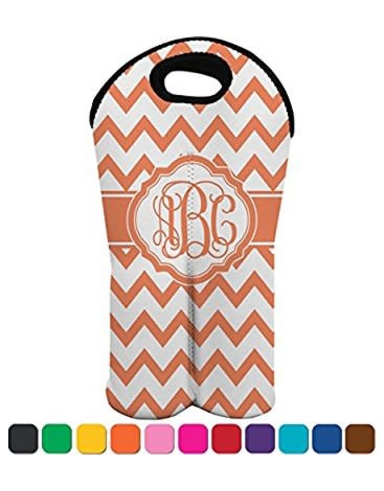 TRUE TOTE CHEVRON 2 BOTTLE WINE BAG