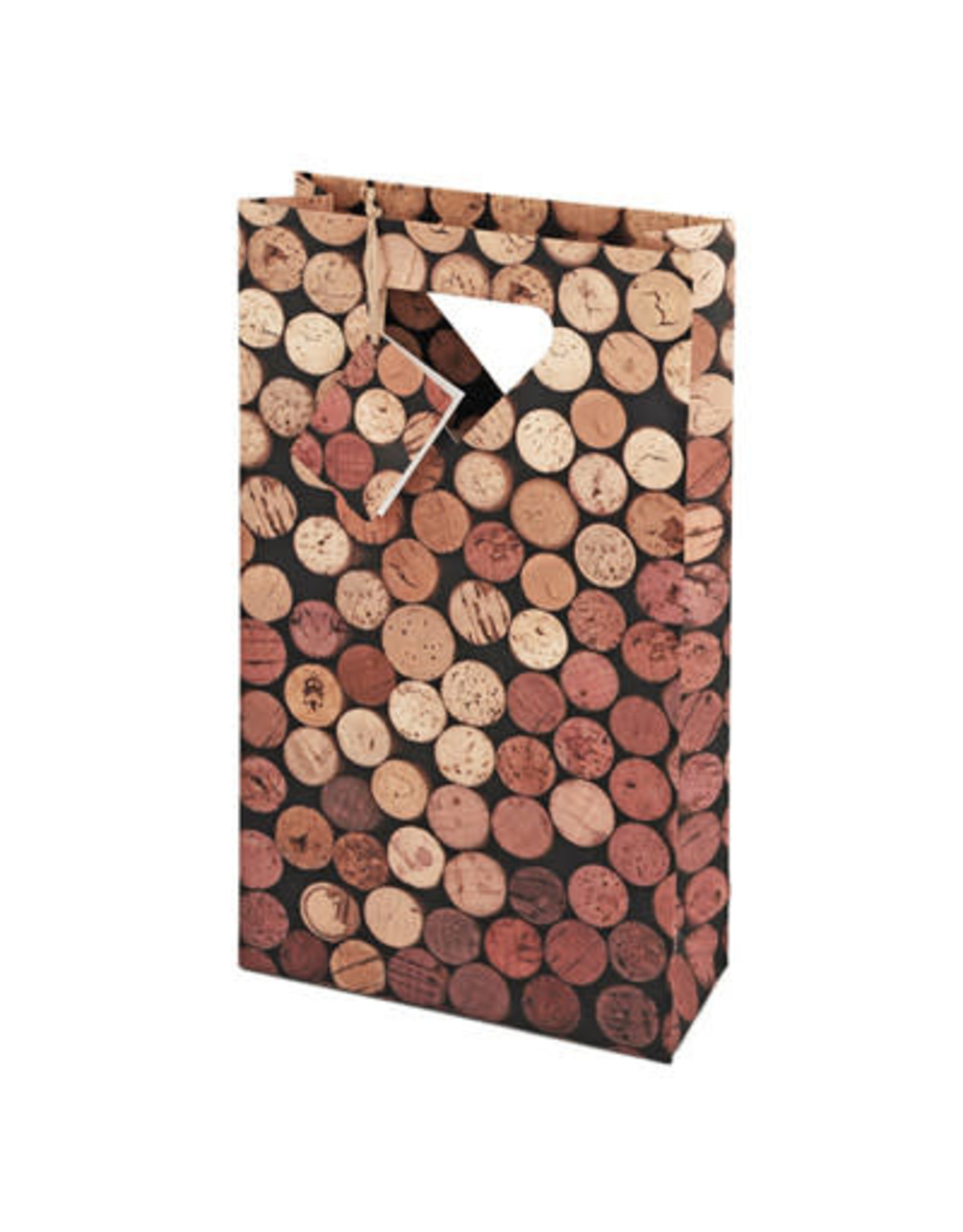 TRUE TOTE CORKS 2 BOTTLE WINE BAG