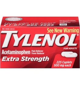 TYLENOL EXTRA STRENGTH 2-500 EACH