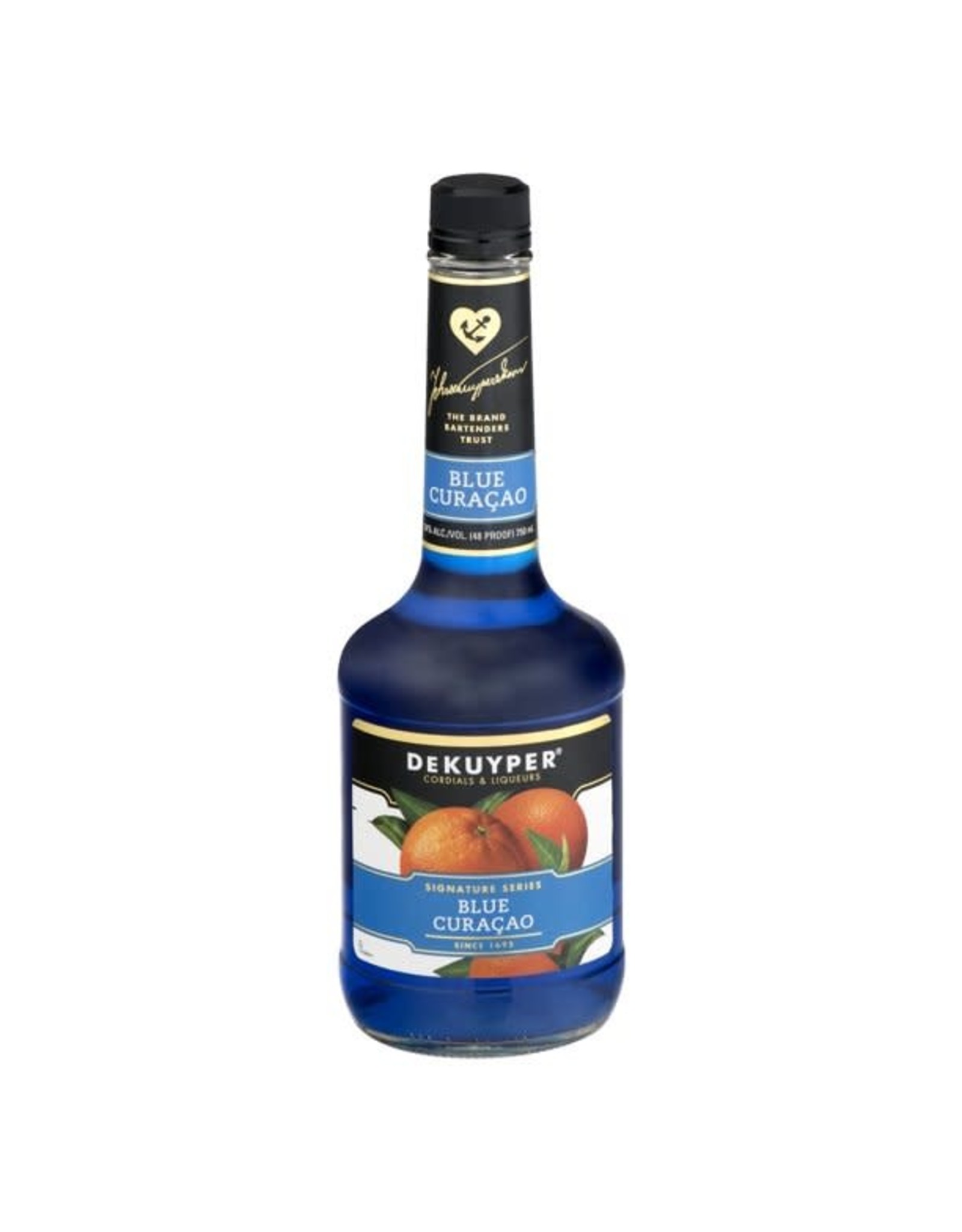 DEKUYPER BLUE CURACAO 750ML