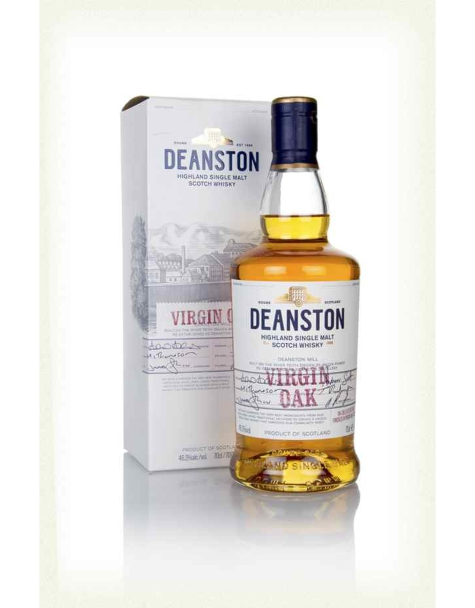 DEANSTON VIRGIN OAK SINGLE MALT SCOTCH 750ML