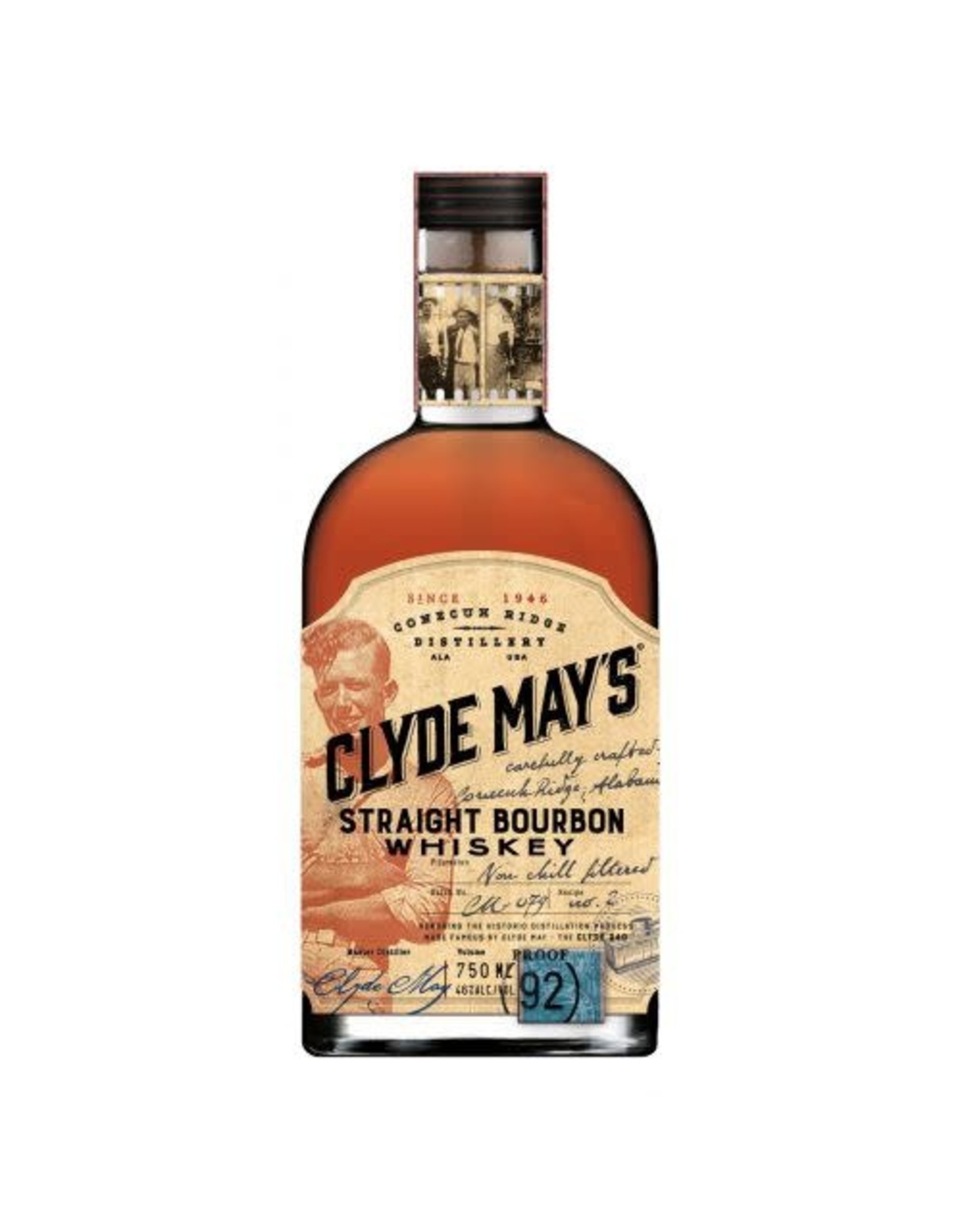 CLYDE MAYS BOURBON 92 PROOF