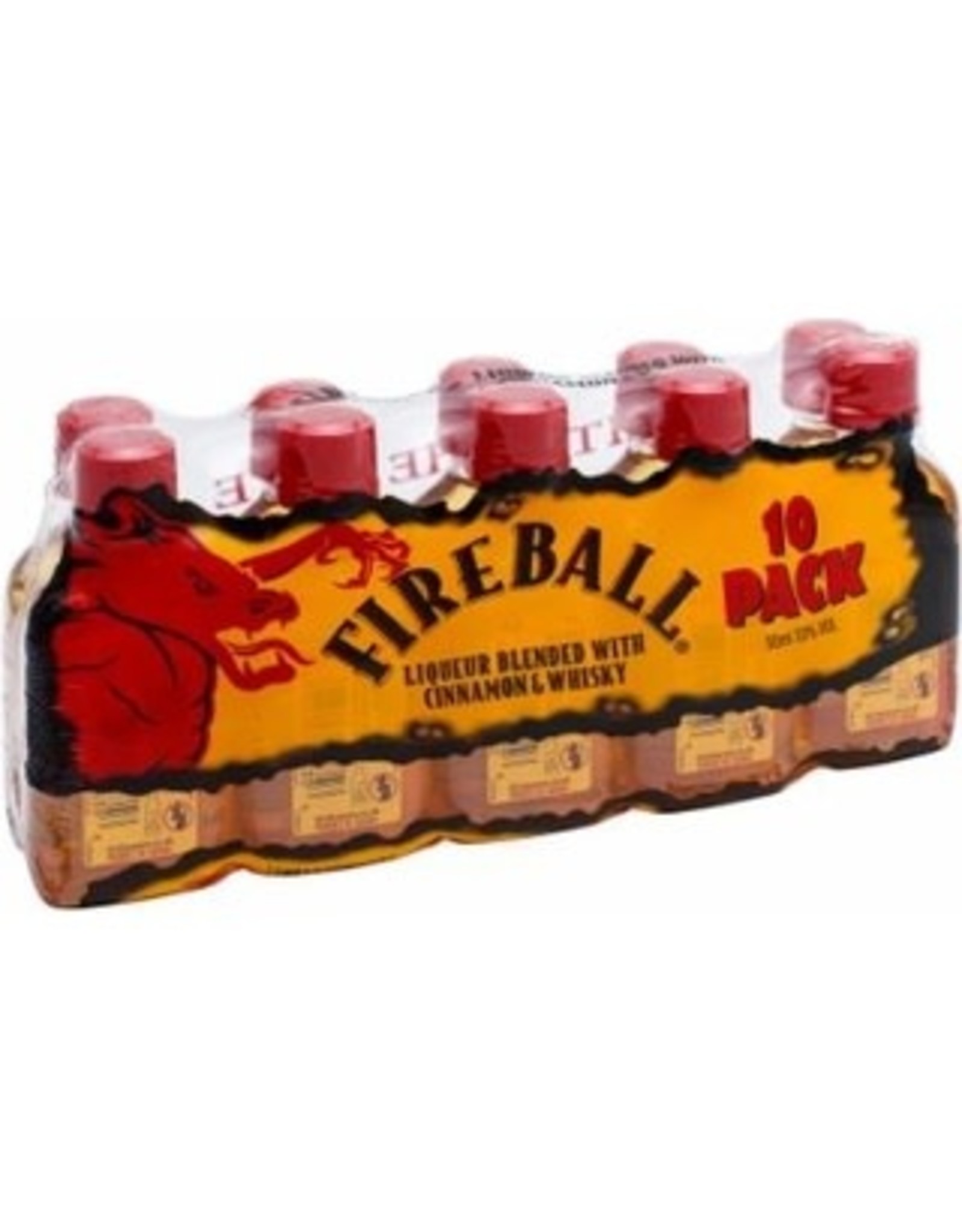 FIREBALL CINN WHISKY 10-PK