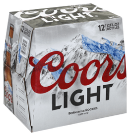 COORS LIGHT 2-12-12oz LN