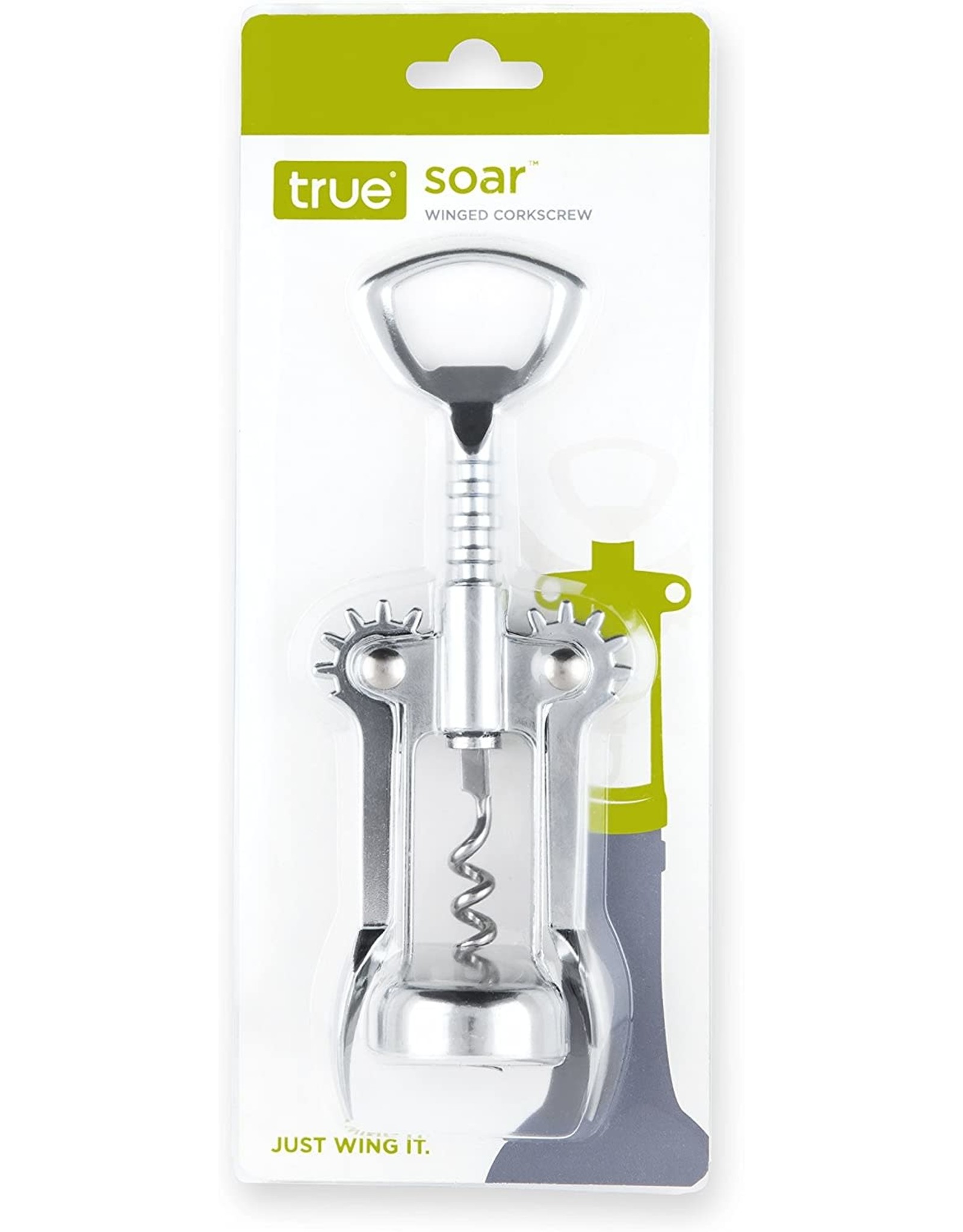 TRUE CHROME WINGED CORKSCREW