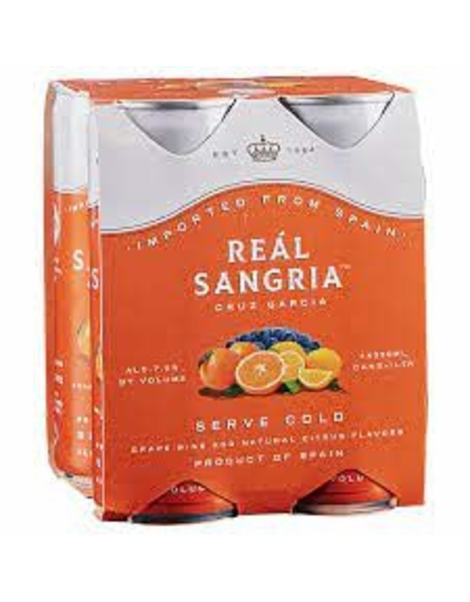 REAL SANGRIA 4 PK CANS