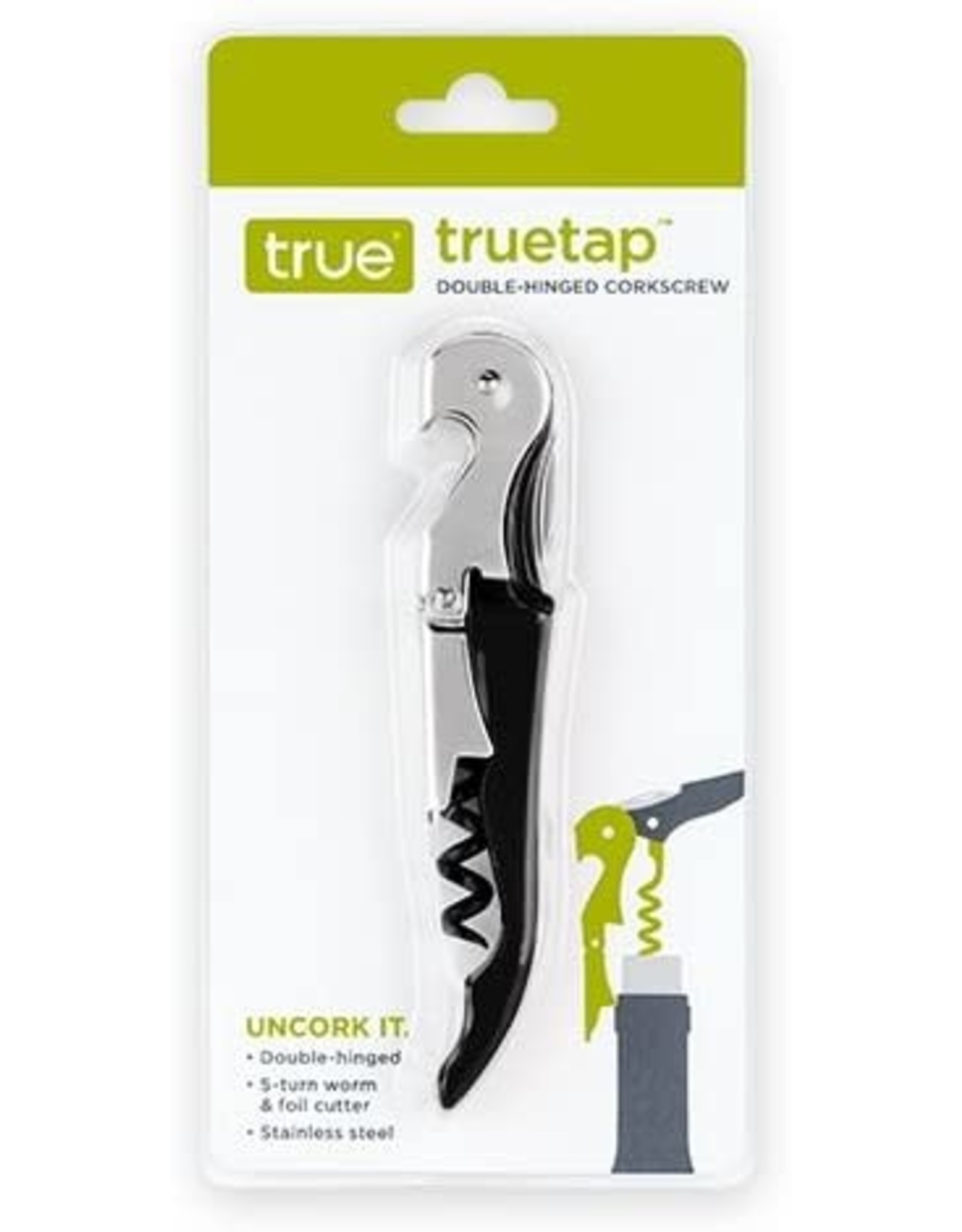 TRUE DOUBLE HINGE CORK SCREW BLACK