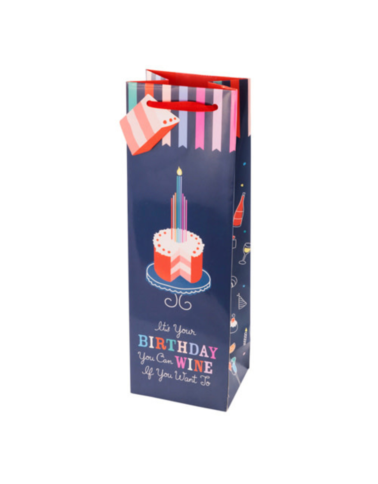 TRUE HAPPY BIRTHDAY FAUX LEATHER BAG