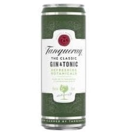 TANQUERAY GIN AND TONIC 4PK CANS