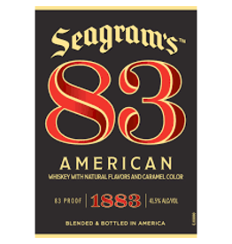 SEAGRAMS 83 AMERICAN WHISKEY 750ML