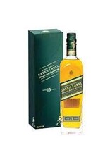 JOHNNIE WALKER GREEN LABEL 15 YR SCOTCH 750ML