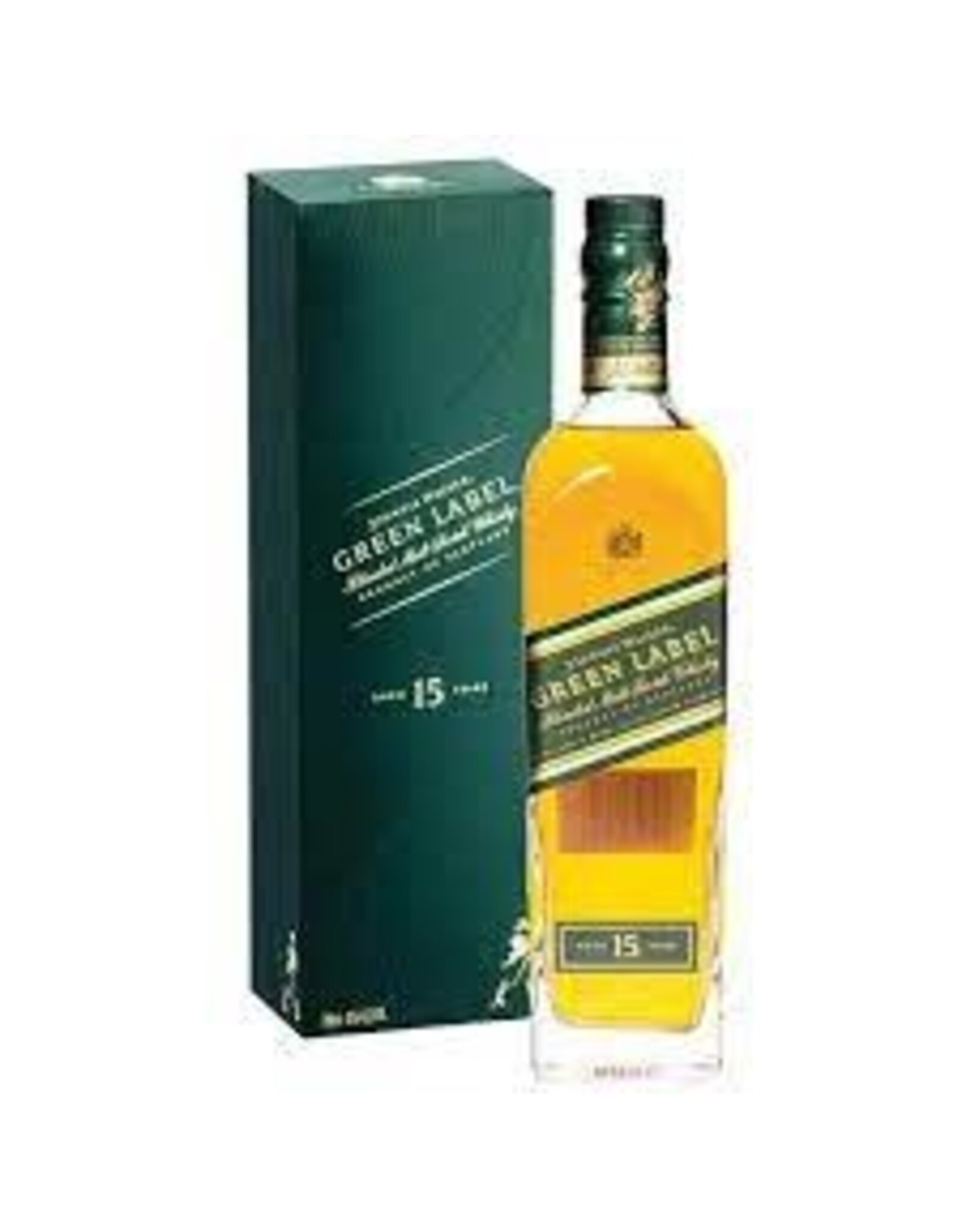 JOHNNIE WALKER GREEN LABEL 15 YR SCOTCH 750ML