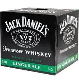 JACK AND GINGER ALE 4PK CANS