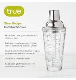 GLASS RECIPE SHAKER