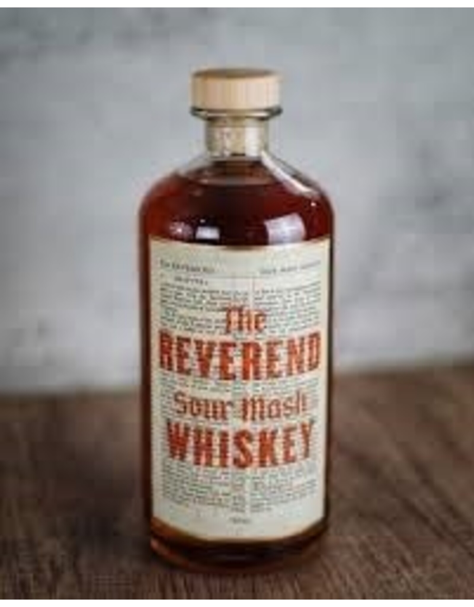 THE REVEREND SOUR MASH WHISKEY 750ML