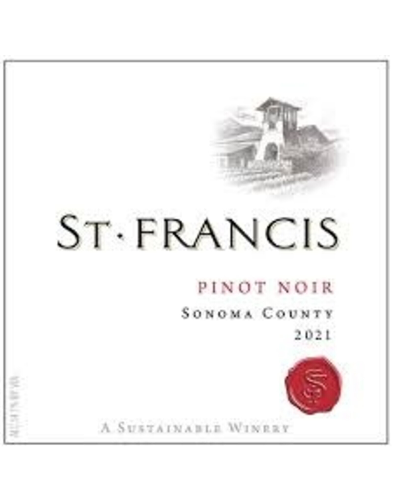 SAINT FRANCIS PINOT NOIR 750ML