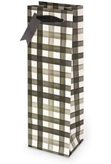 TRUE BUFFALO CHECK WINE BAG