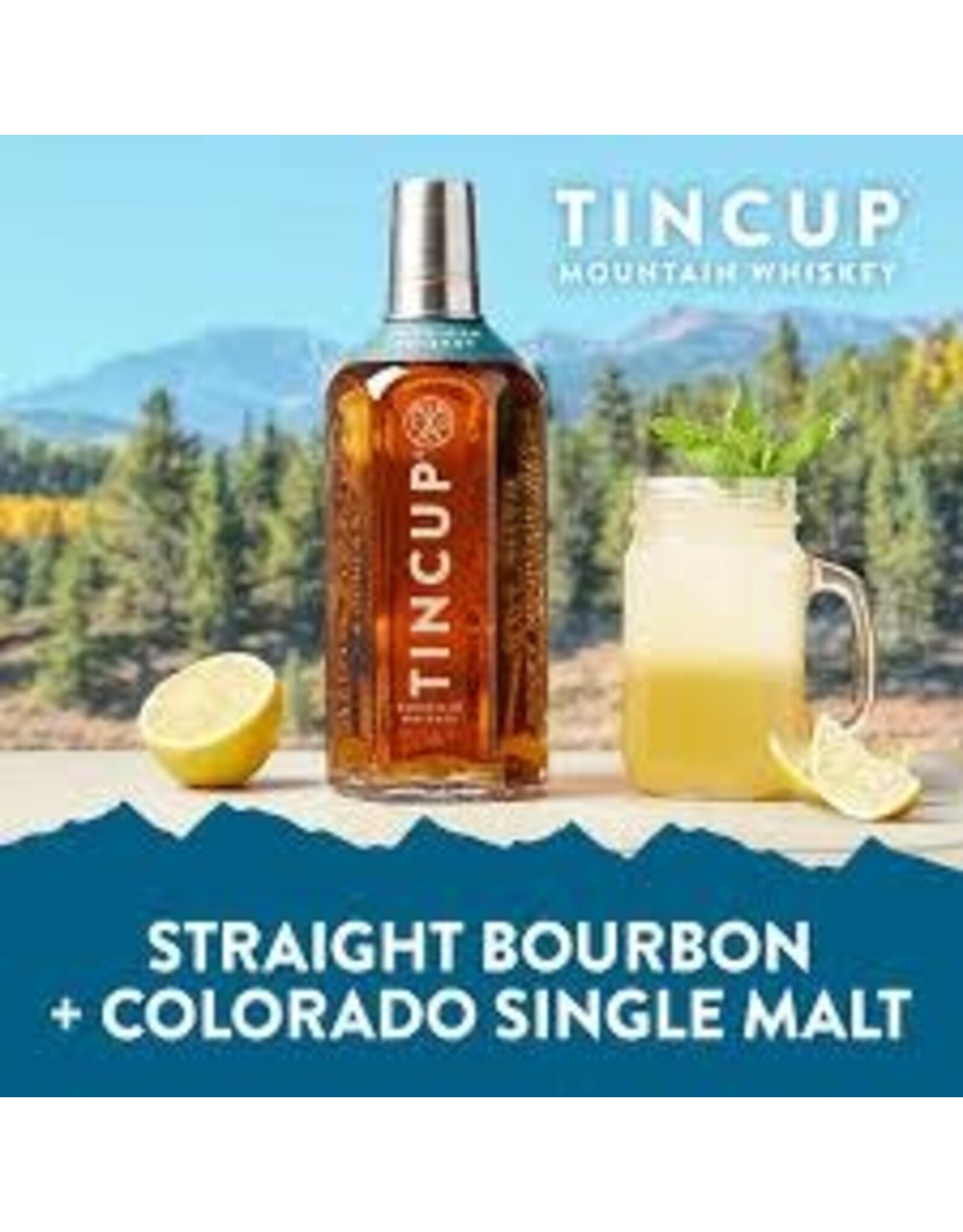 TIN CUP BOURBON WHISKEY 750ML