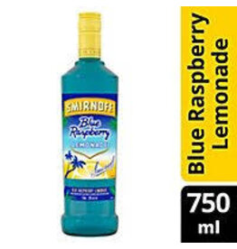 SMIRNOFF BLUE RASP LEMONADE 750ML