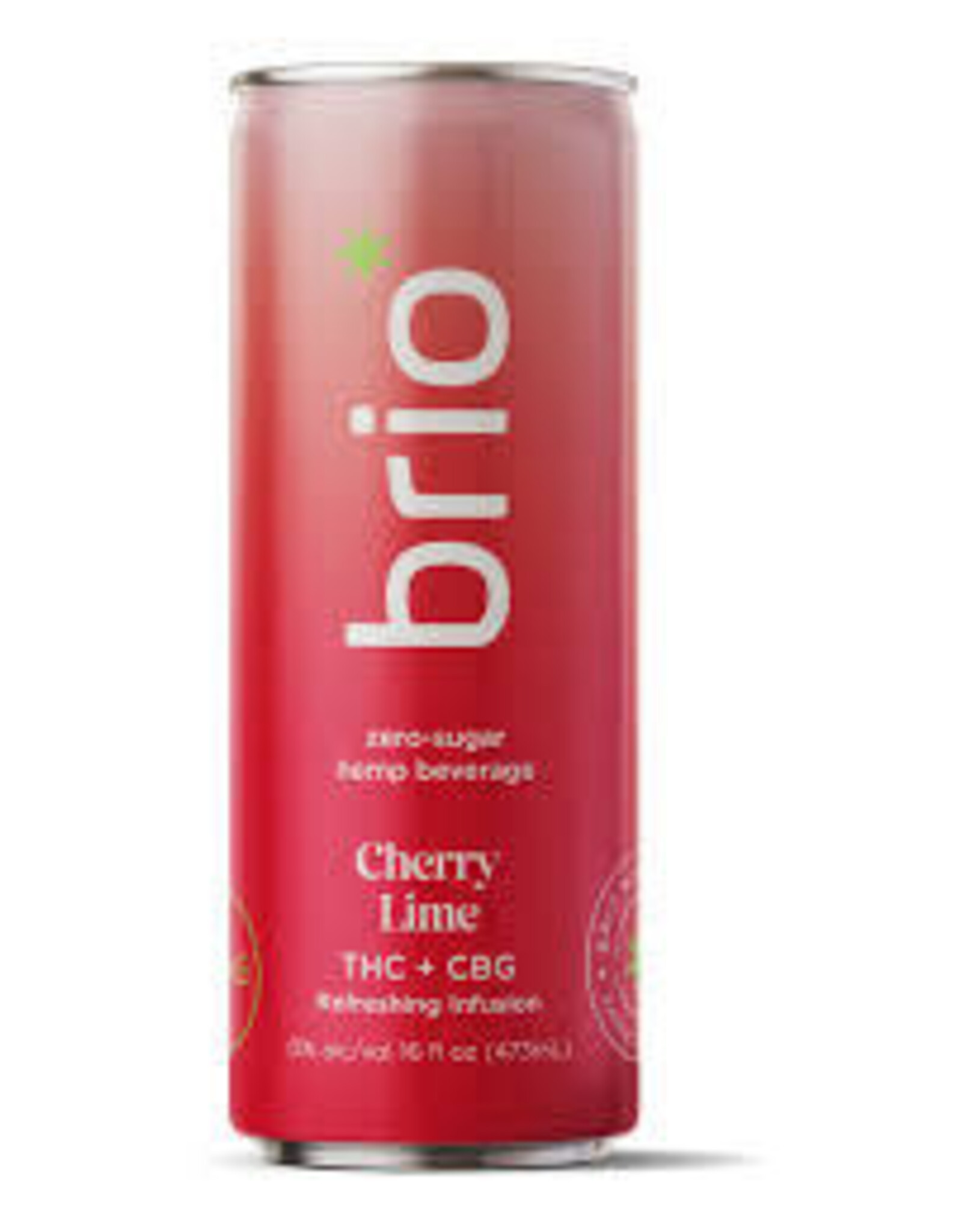 BRIO CHERRY LIME 10MG THC 16OZ CAN