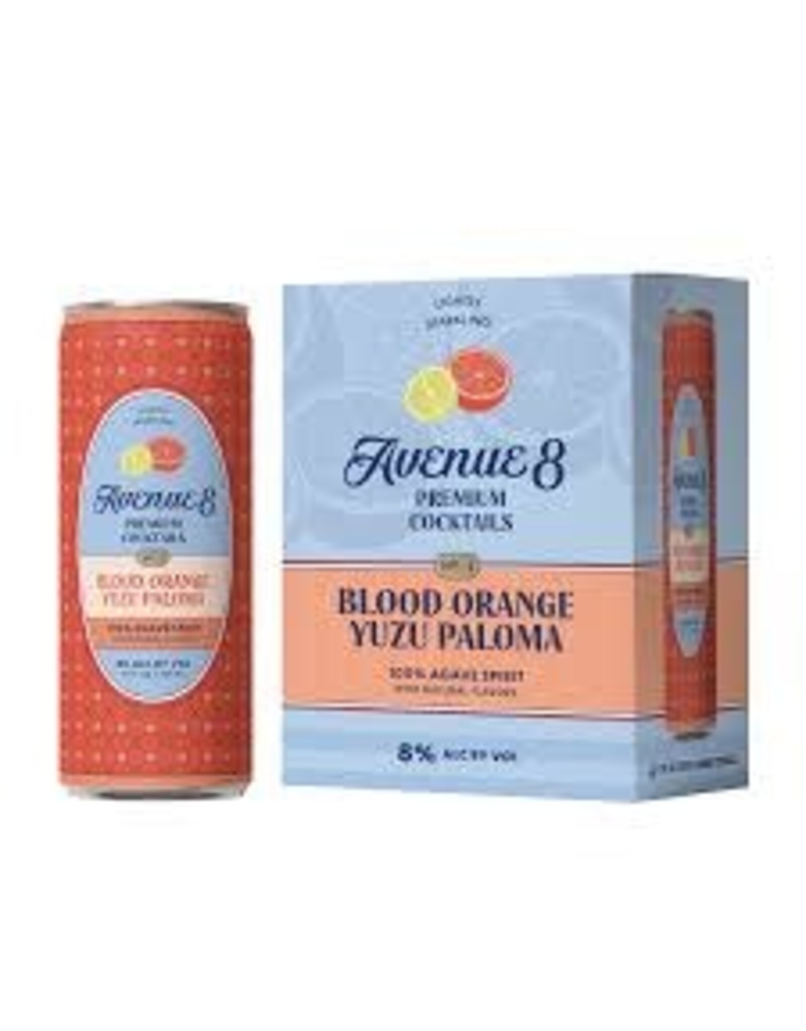 AVENUE 8 BLOOD ORANGE 4PK CN