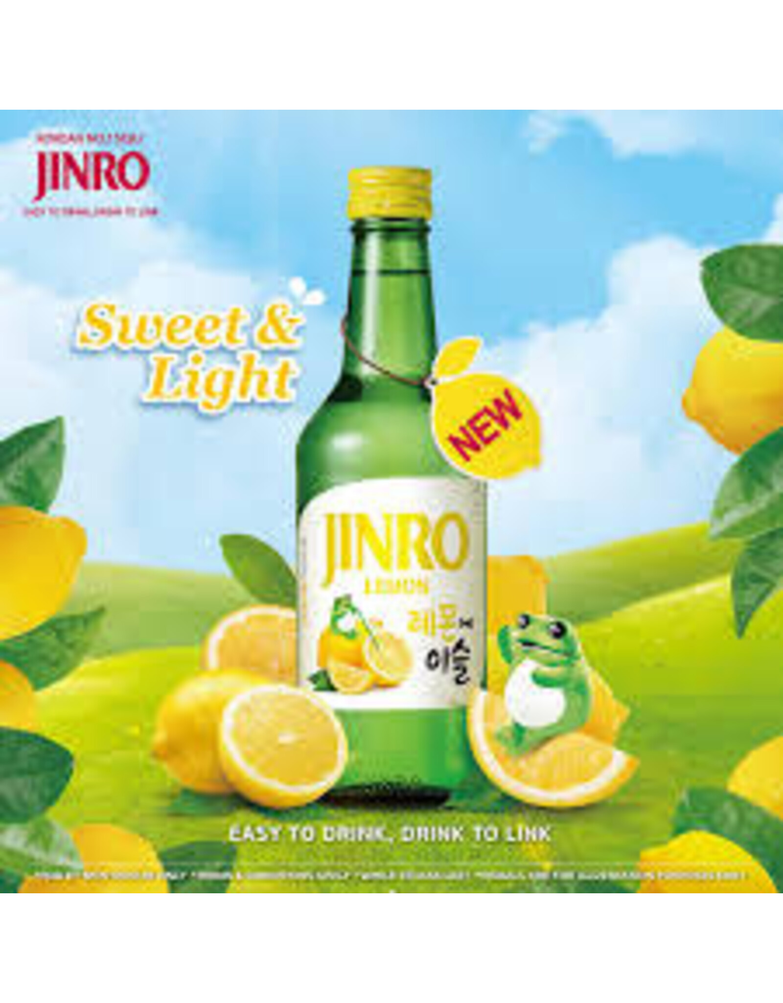JINRO LEMON SOJU 375ML