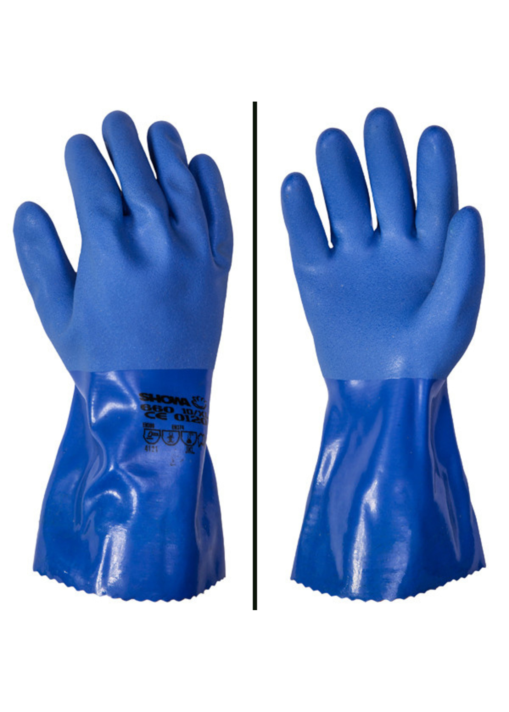 Atlas Gloves Atlas Glove 660 Blue Heavy PVC