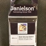 Danielson Danielson SINKER TWIST-ON LINE 24 peices