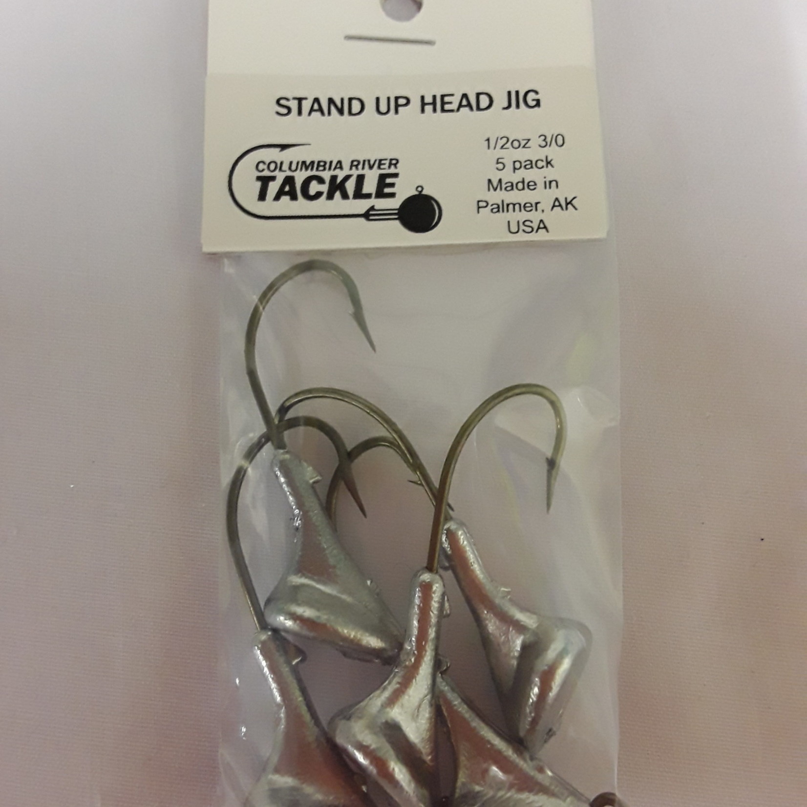 Columbia River Tackle Columbia River Stand Up Head Jig 1/2oz 3/0 5pk