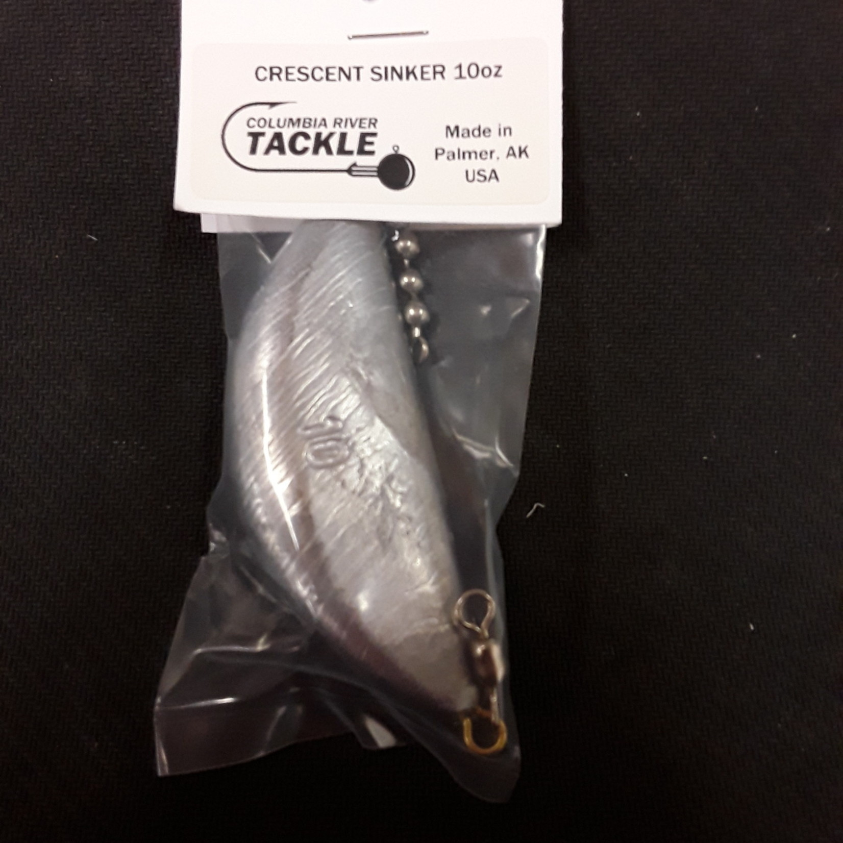 Columbia River Tackle Columbia River Crescent Sinker 10 oz 1 pack