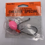 Beau Mac Enterprises F&S Cheater Spec sz 4 40-lb Dbl 5/0 Hook