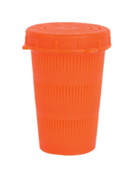 Scotty Scotty Vented Crab Diner Bait Jar c/w Lid 1 Litre Fluorescent Red 0677